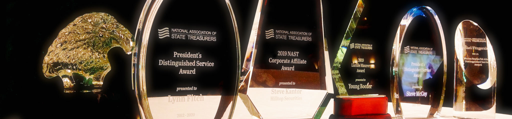 NAST awards on display
